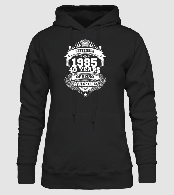 Awesome being of september 1985 model negru pe tricou