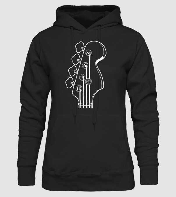 bass model negru pe tricou
