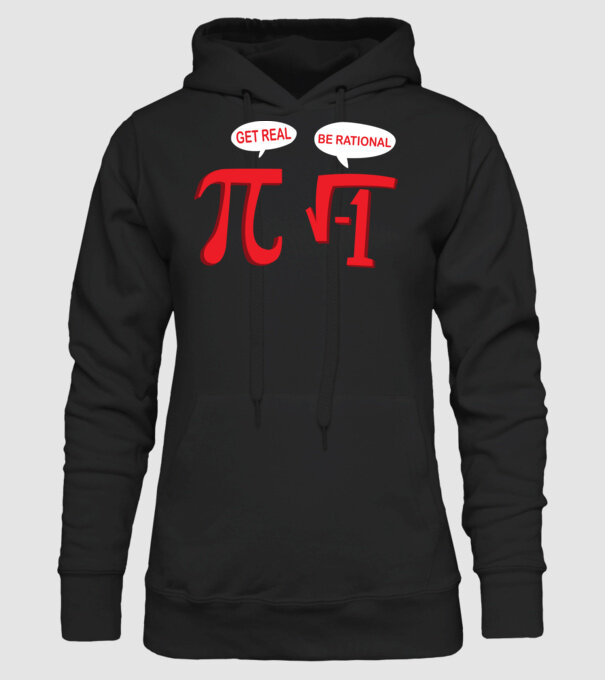 Be rational PI model negru pe tricou