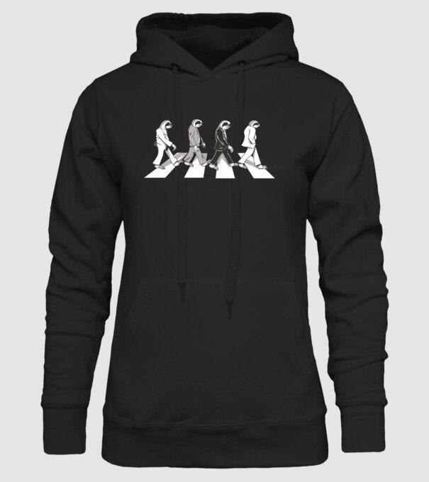 Beatles model negru pe tricou