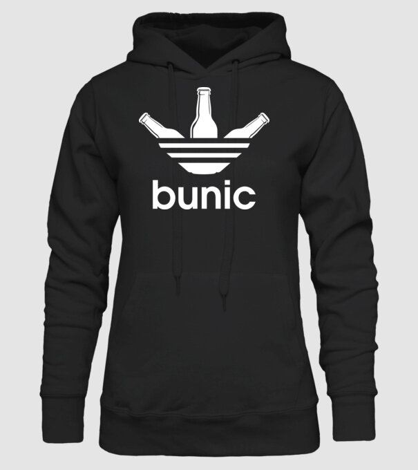 Bunicdidas model negru pe tricou