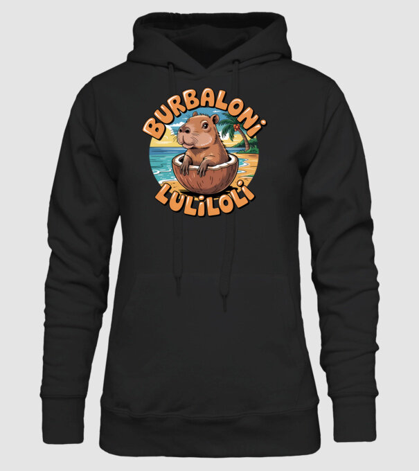 Burbaloni Luliloli model negru pe tricou