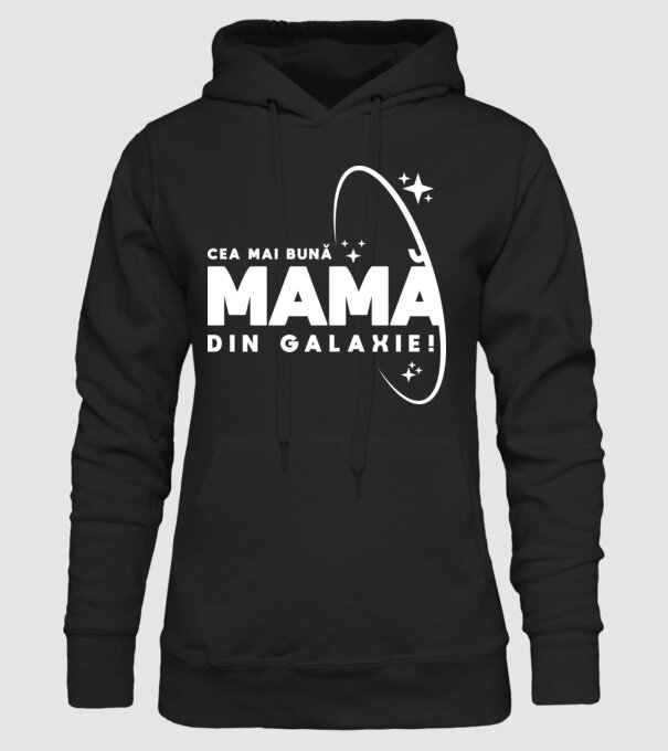 Cea mai bună bunică din Galaxie! model negru pe tricou