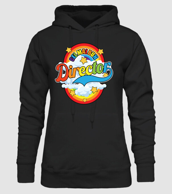 Cel mai bun director model negru pe tricou
