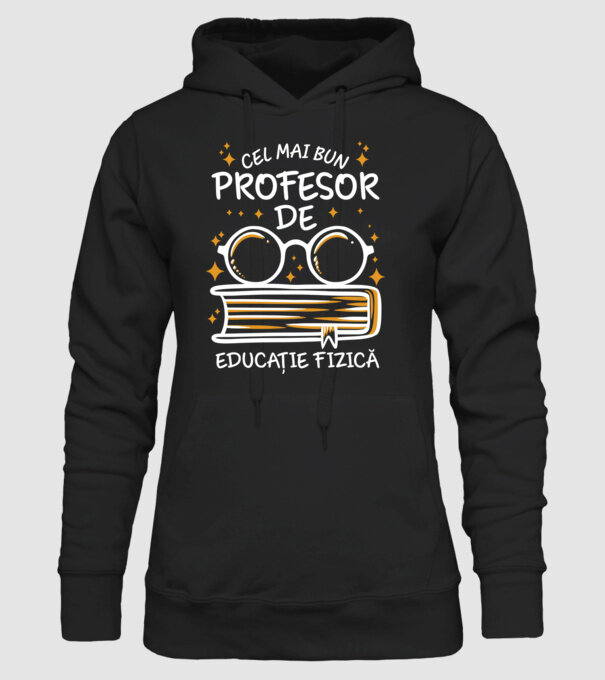 Cel mai bun profesor educație fizică D2782032 model negru pe tricou
