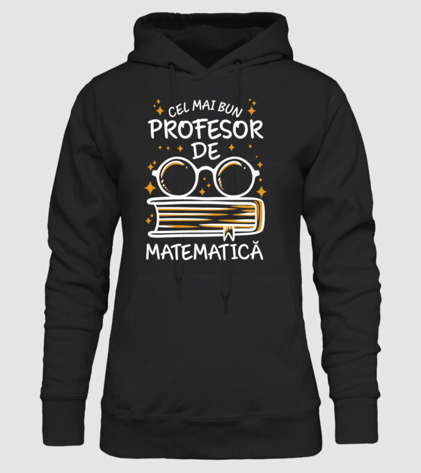 Cel mai profesor matematică model negru pe tricou