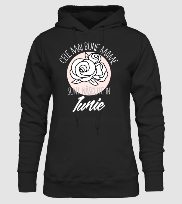 Cele mai bune mame sunt născute în Iunie model negru pe tricou