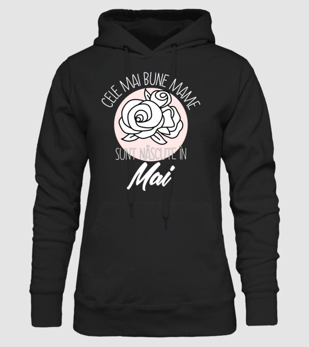 Cele mai bune mame sunt născute în Mai model negru pe tricou