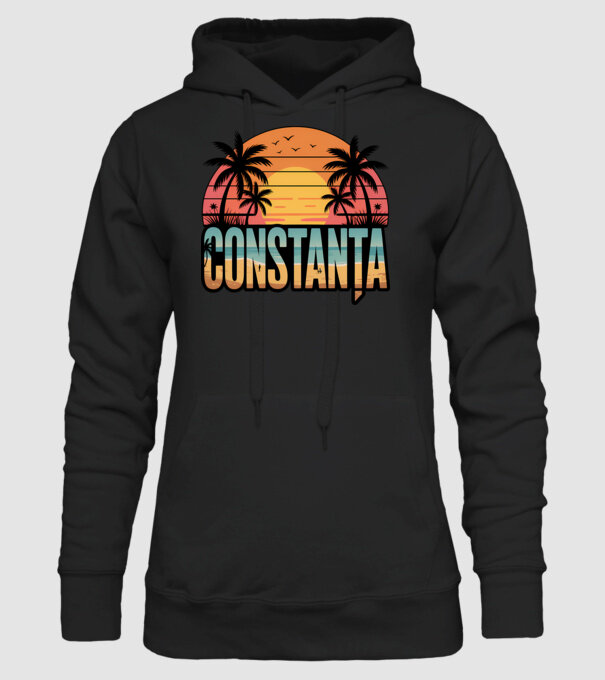 Constanța model negru pe tricou