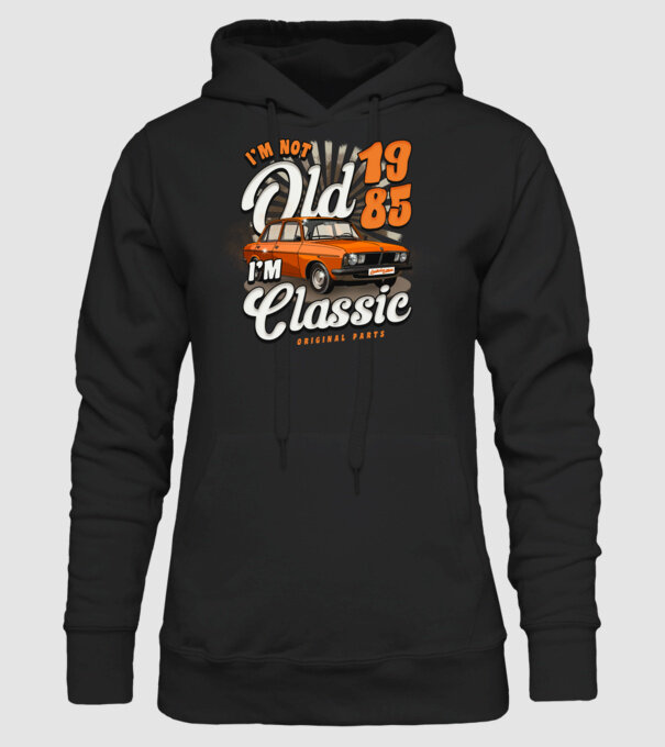 DACIA 1985 model negru pe tricou