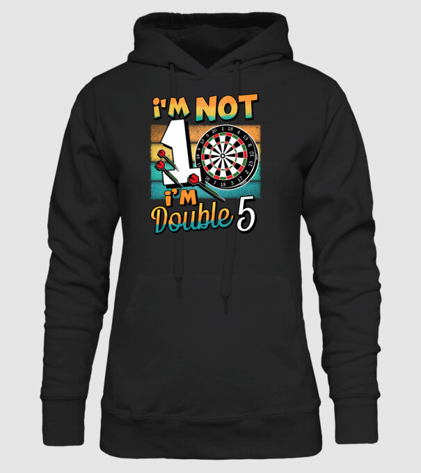 Darts Birthday 10 years old model negru pe tricou