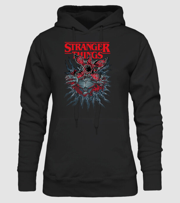DEMOGORGON model negru pe tricou