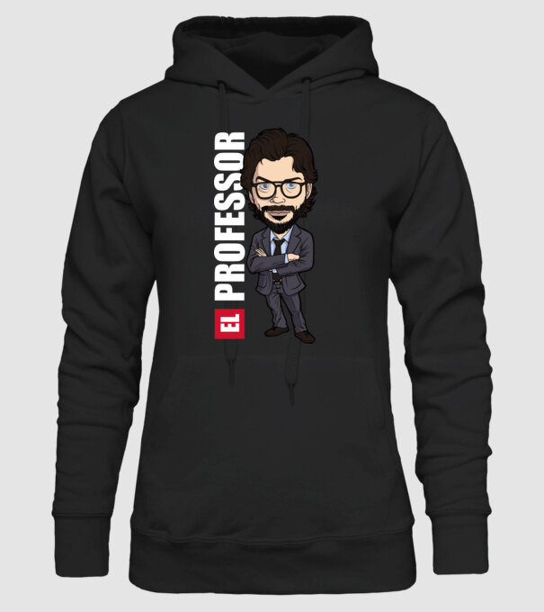 el professor drawing model negru pe tricou