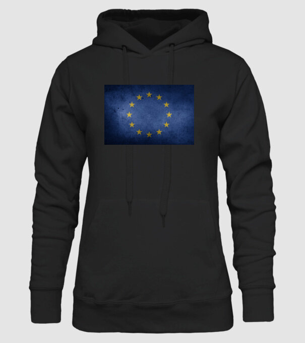 EU model negru pe tricou