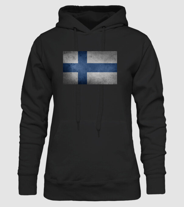 FINLAND model negru pe tricou