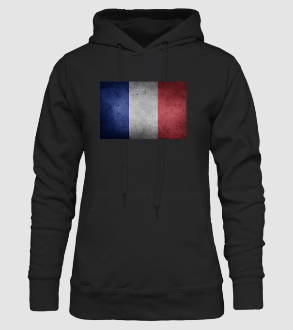 FRANCE model negru pe tricou