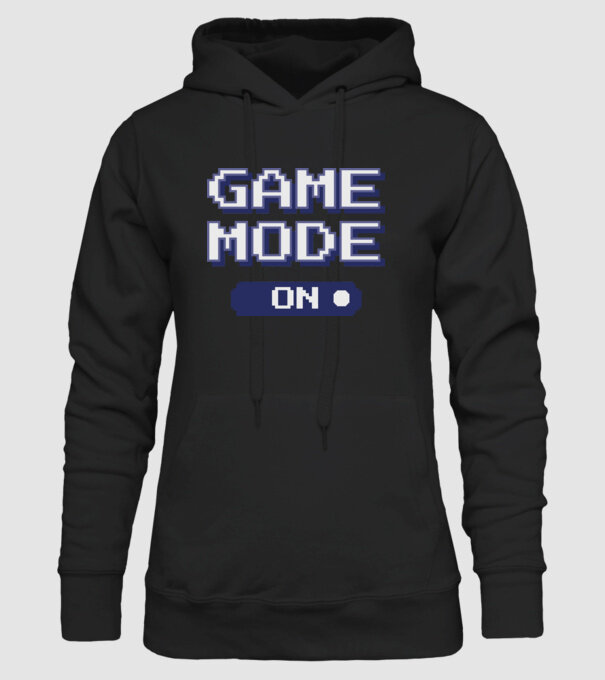 Gamer - Game mode on model negru pe tricou