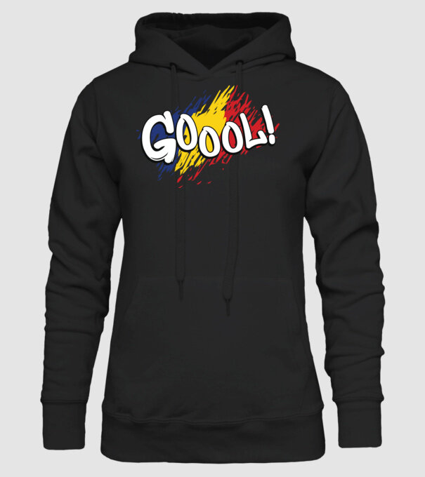 GOOOL model negru pe tricou