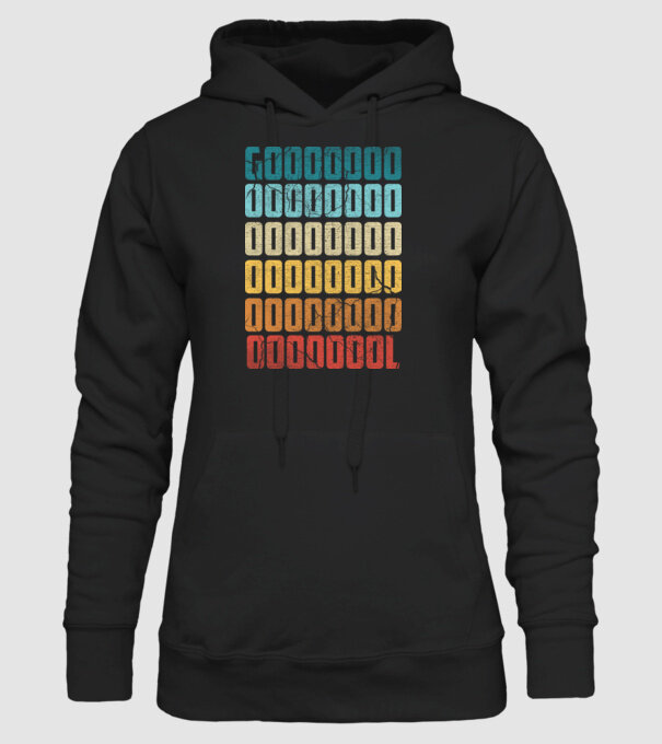 GOOOL retro model negru pe tricou