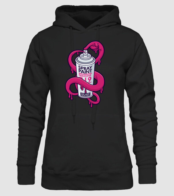 Graffiti model negru pe tricou