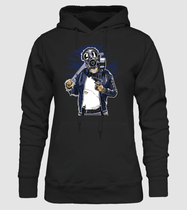 Graffiti model negru pe tricou