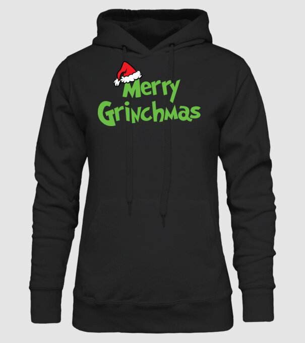 Grinchmas model negru pe tricou