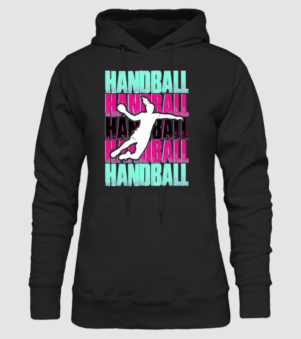 handball model negru pe tricou