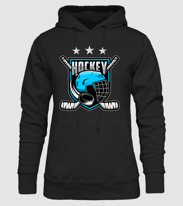 Hockey model negru pe tricou