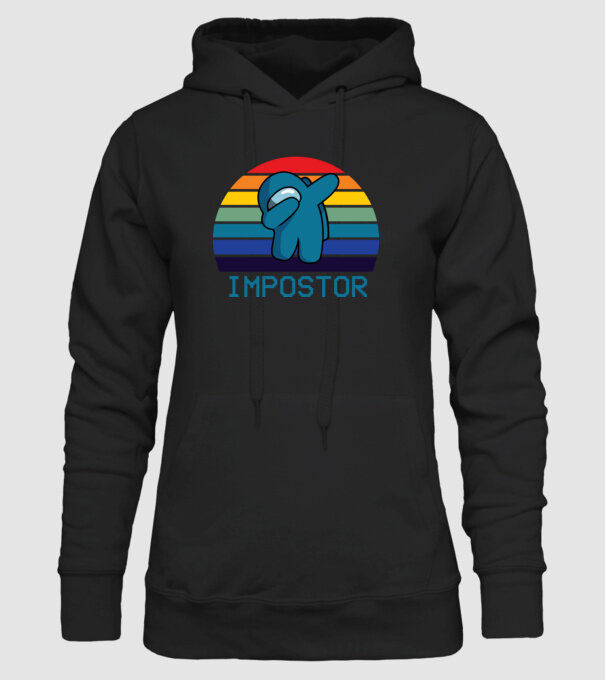 Impostor model negru pe tricou