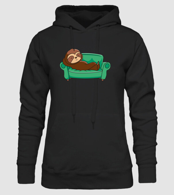Leneș model negru pe tricou