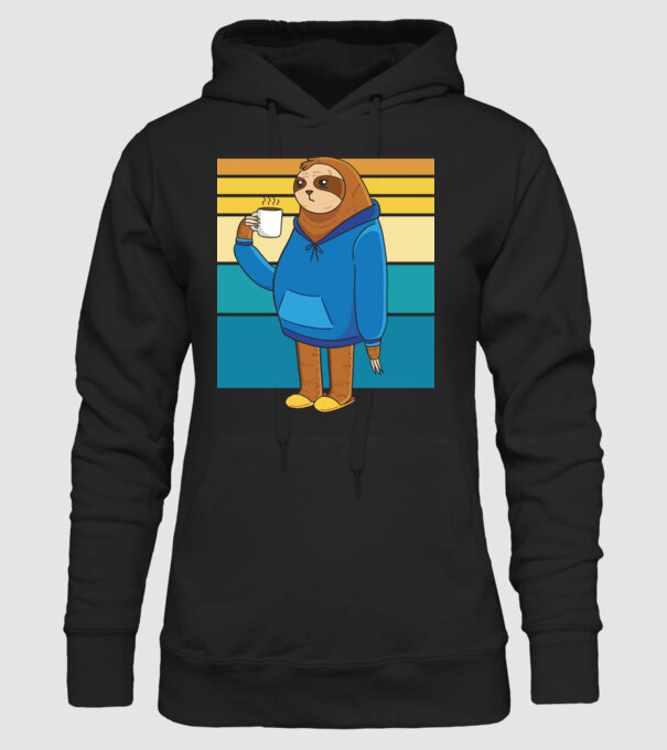 Leneș model negru pe tricou