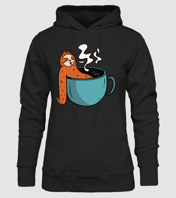 Leneș model negru pe tricou