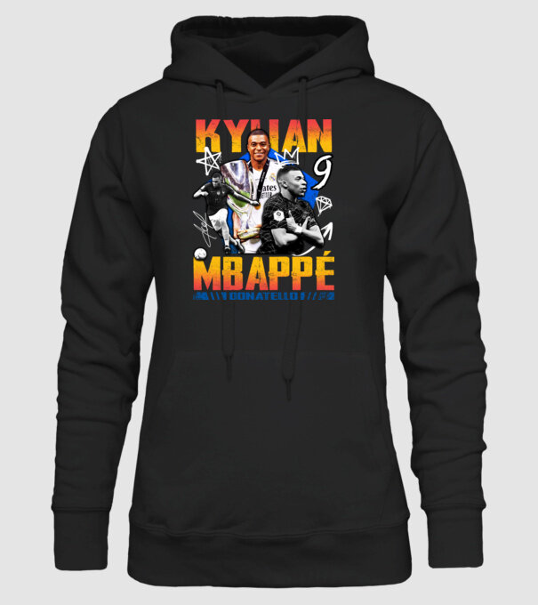 Mbappé tribute model negru pe tricou