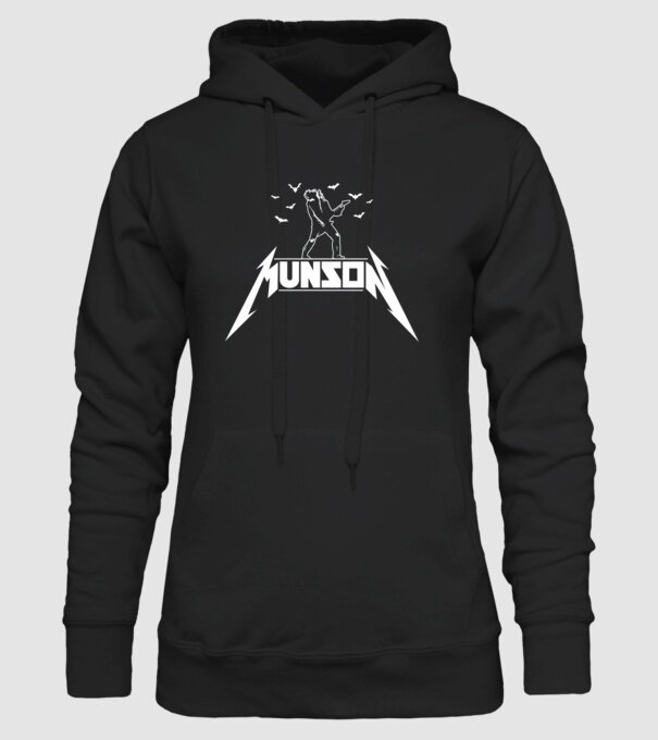 munson parody stranger things model negru pe tricou