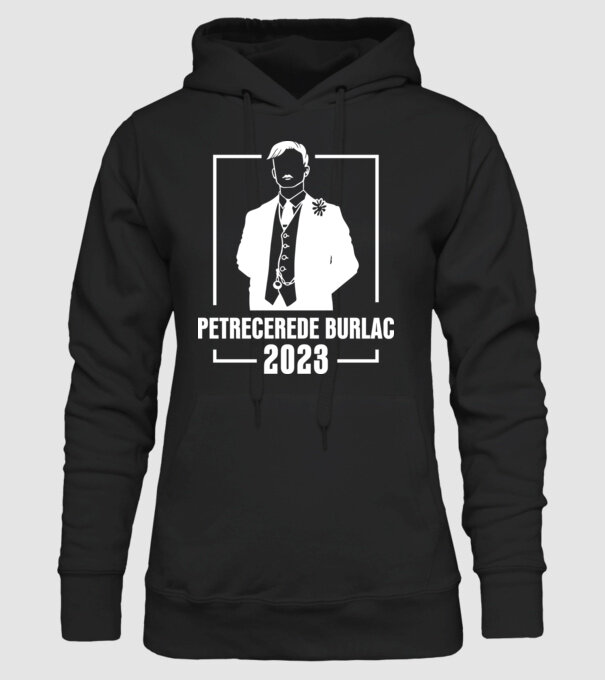Petrecere de burlac model negru pe tricou