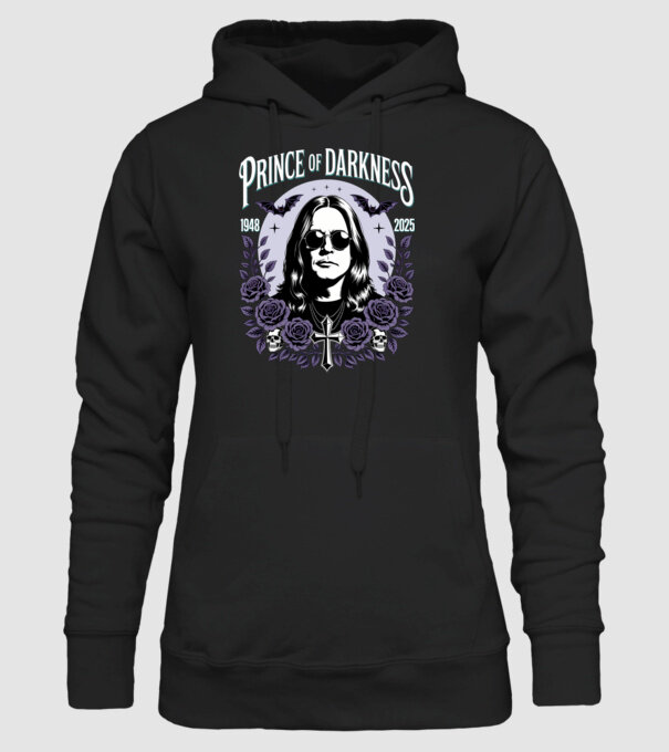 Prince of Darkness model negru pe tricou