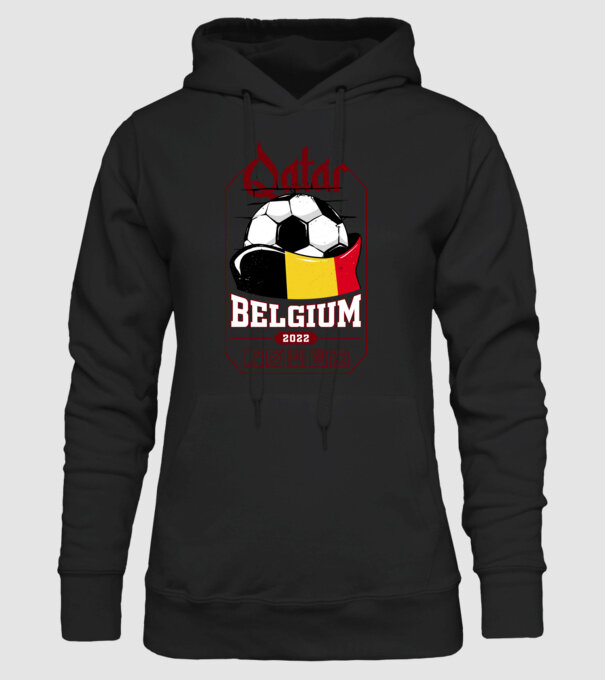Qatar teams Belgium model negru pe tricou