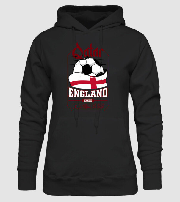 Qatar teams England model negru pe tricou