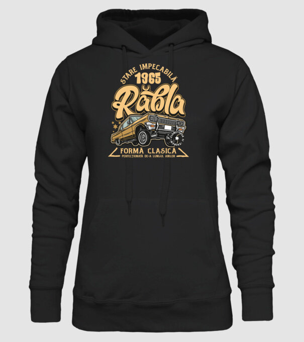 Rablă 1965 model negru pe tricou