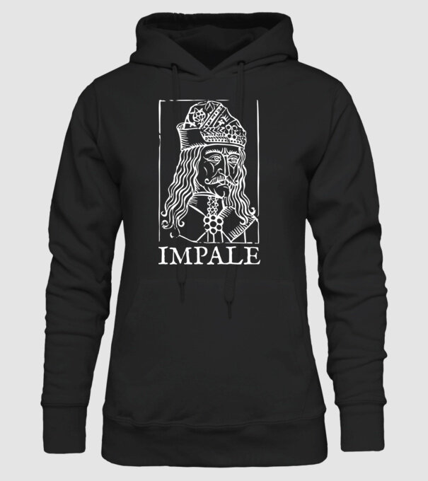 România Dracula 2 model negru pe tricou