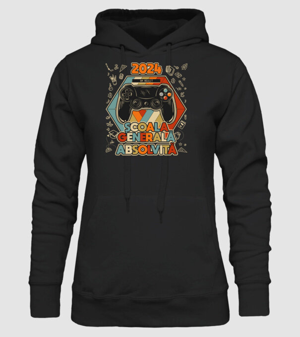 școala generală școala generală model negru pe tricou