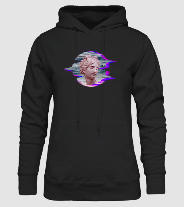 Statue model negru pe tricou