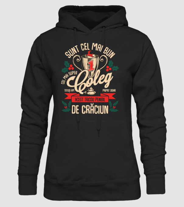 super coleg D1443687 model negru pe tricou