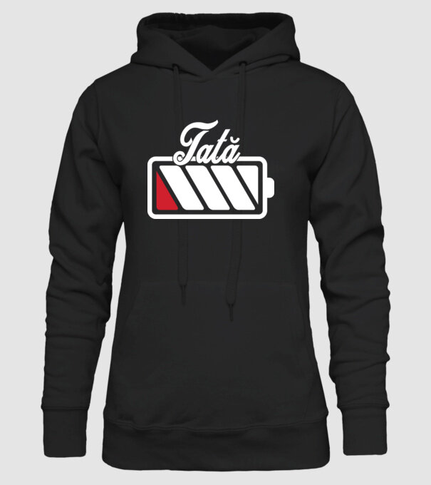 Tată la încărcat model negru pe tricou