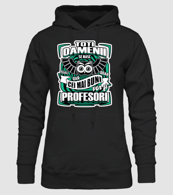 Toți oamenii profesori model negru pe tricou