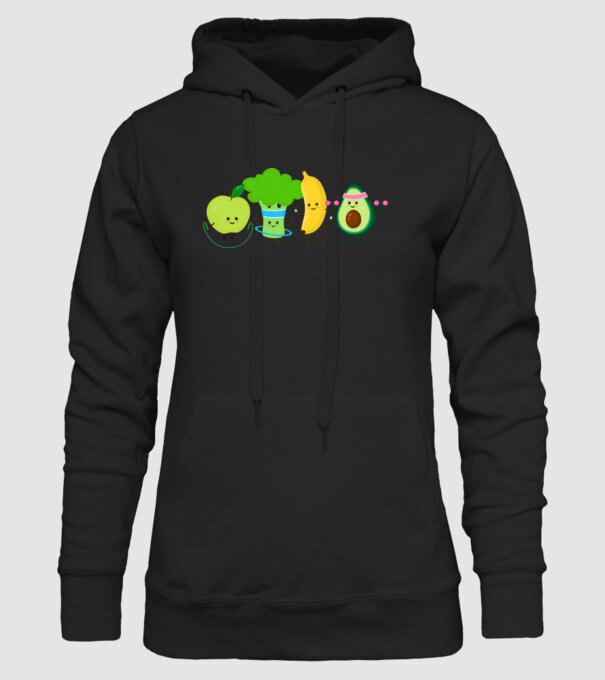 Vegan model negru pe tricou