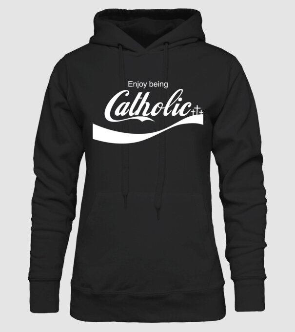 ChatoliCoke model negru pe tricou