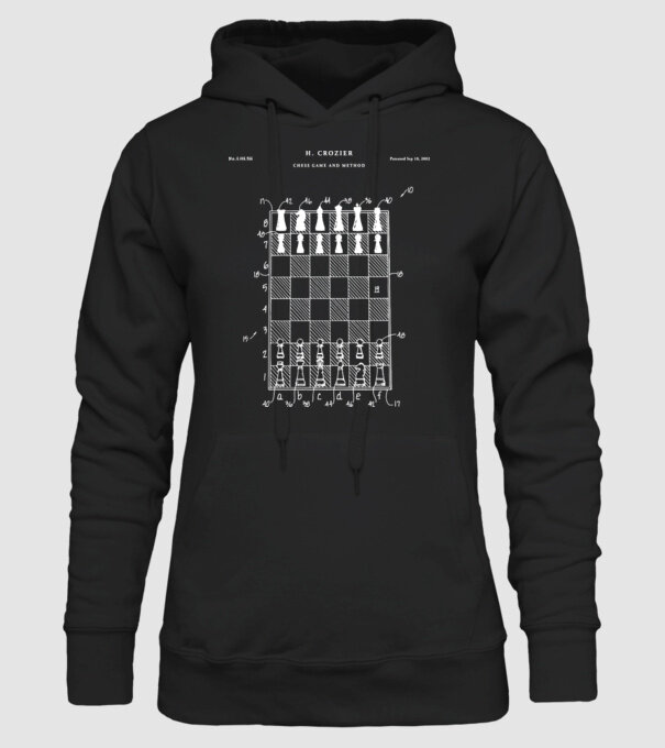 Chess Game method model negru pe tricou