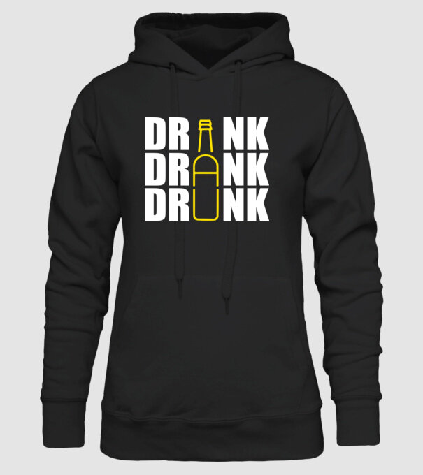 Drink drank drunk model negru pe tricou