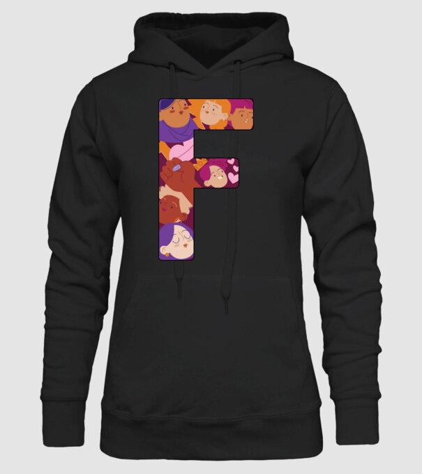 Feminism model negru pe tricou